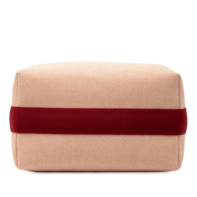 Hermes Hermès Brides A 黑色 GM Gabriole 手提包，採用赤陶色、橙色、白色、紅色和 Toile H 印花面料。女士款。-2