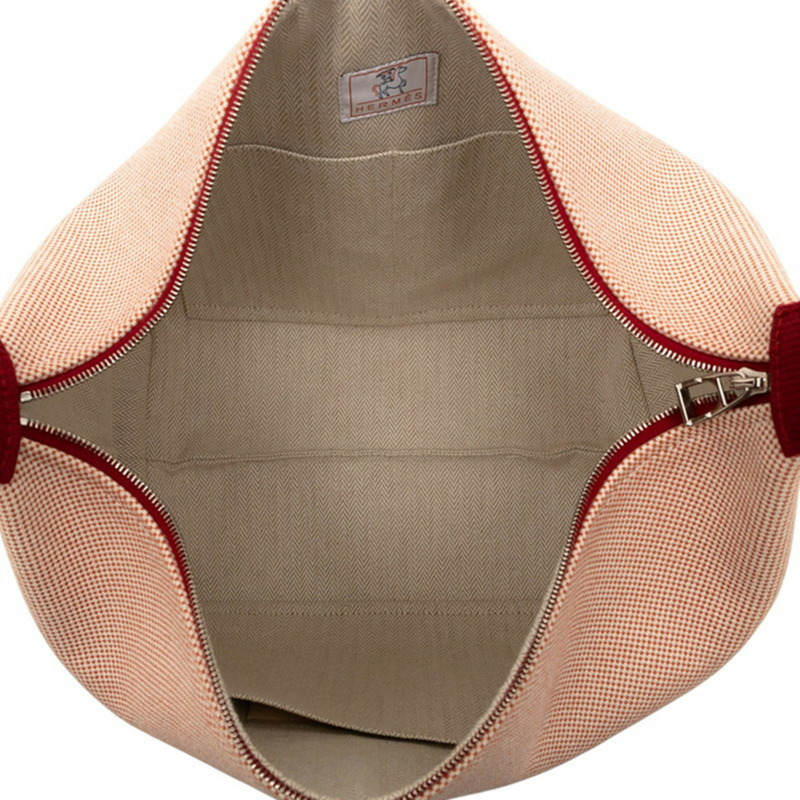 Hermes Hermès Brides A 黑色 GM Gabriole 手提包，採用赤陶色、橙色、白色、紅色和 Toile H 印花面料。女士款。-3