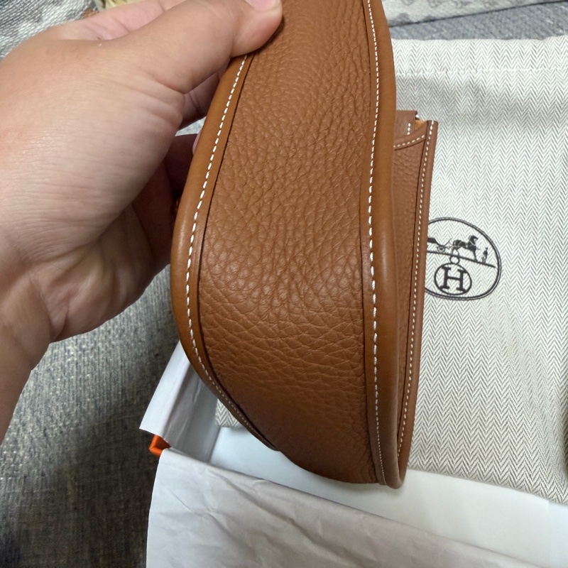 Hermes mini evelyne 金銀扣-1