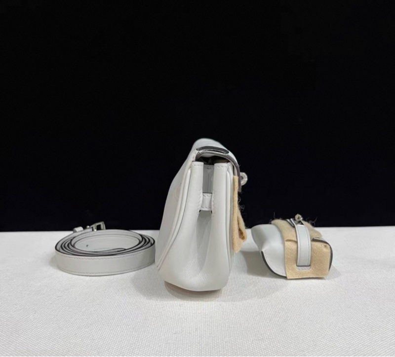 HERMES愛馬仕kelly moove 鉑金灰 銀扣 W刻 全新全套照片票-3