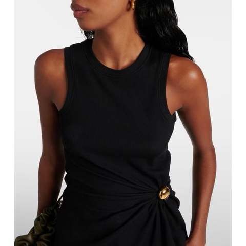 ▪️現貨全新▪️ Loewe Pebble gathered cotton-blend top XS