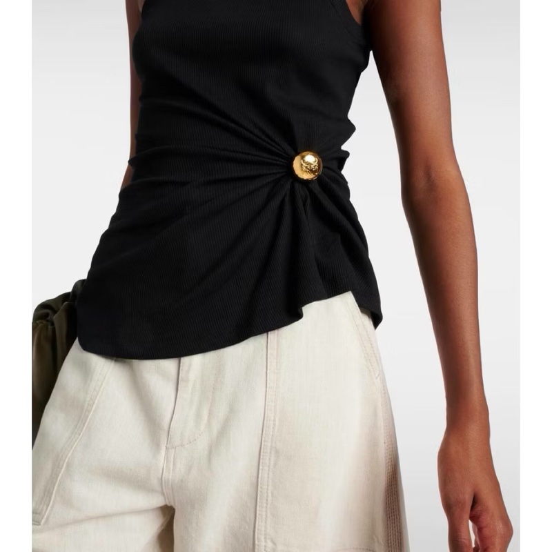 ▪️現貨全新▪️ Loewe Pebble gathered cotton-blend top XS-1