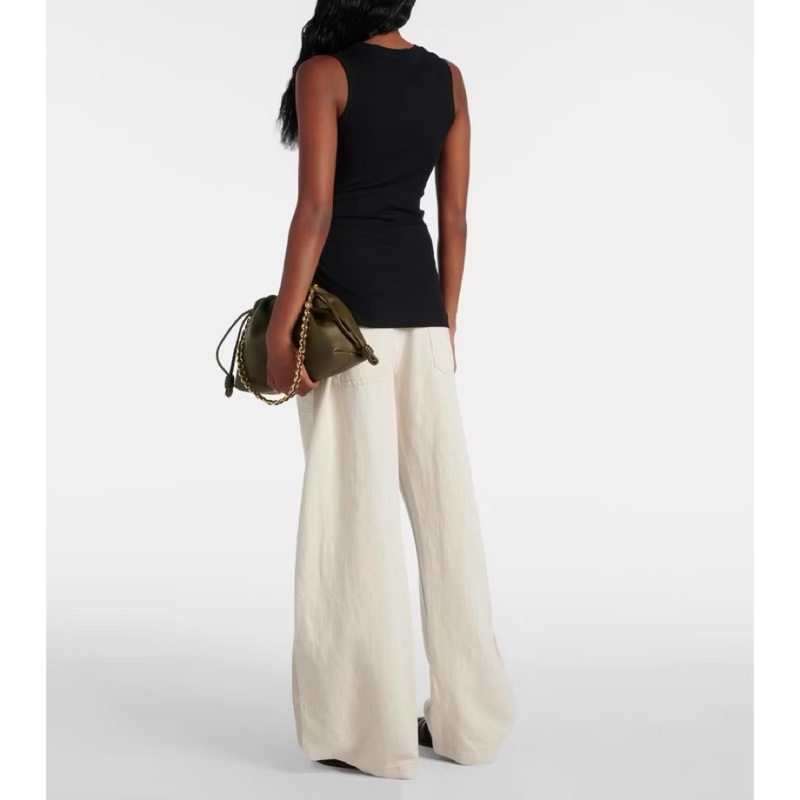 ▪️現貨全新▪️ Loewe Pebble gathered cotton-blend top XS-6