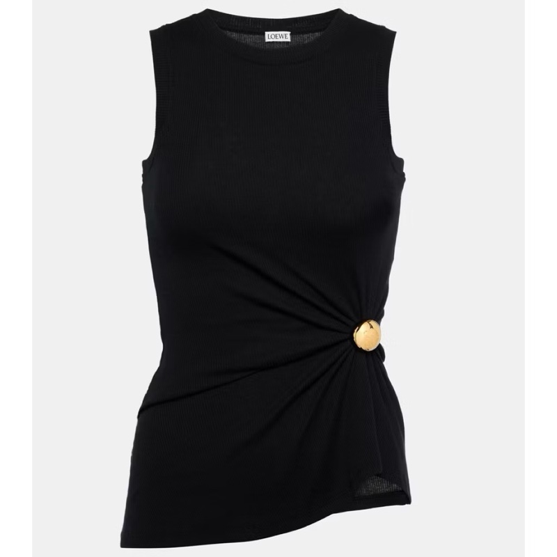 ▪️現貨全新▪️ Loewe Pebble gathered cotton-blend top XS-8