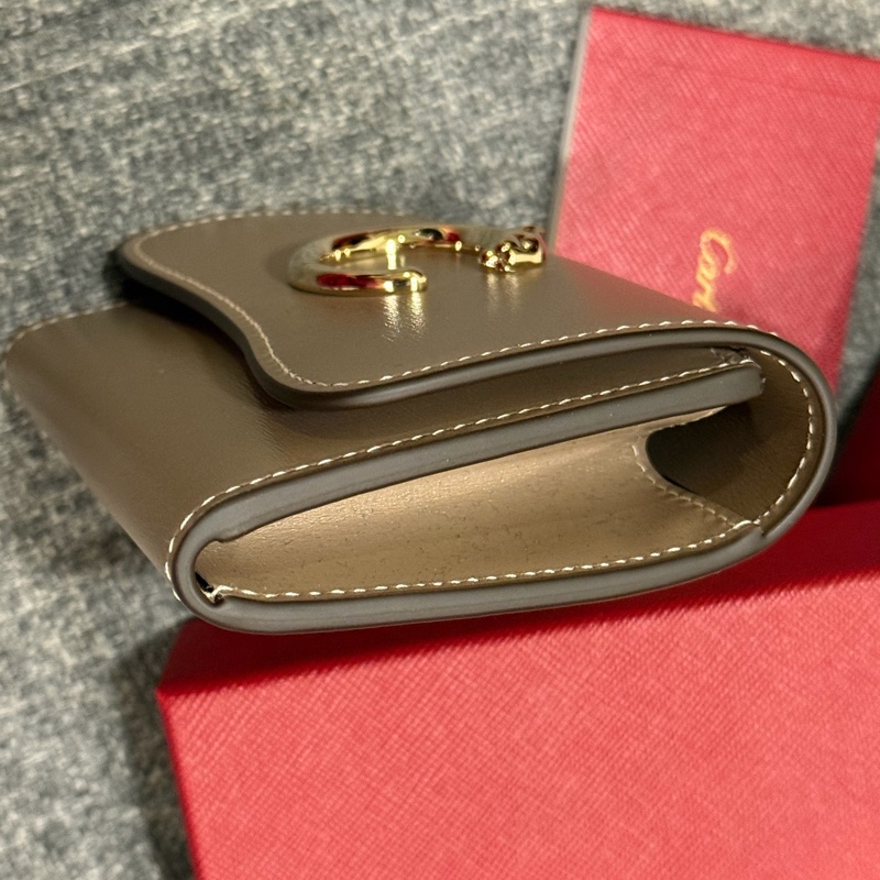 （全新剛離櫃）Cartier 迷你款皮夾，PANTHERE C DECARTIER美洲豹 原價21500-3