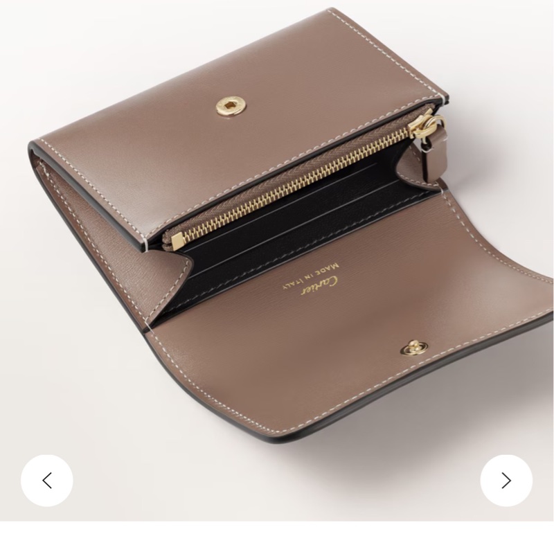 （全新剛離櫃）Cartier 迷你款皮夾，PANTHERE C DECARTIER美洲豹 原價21500-6