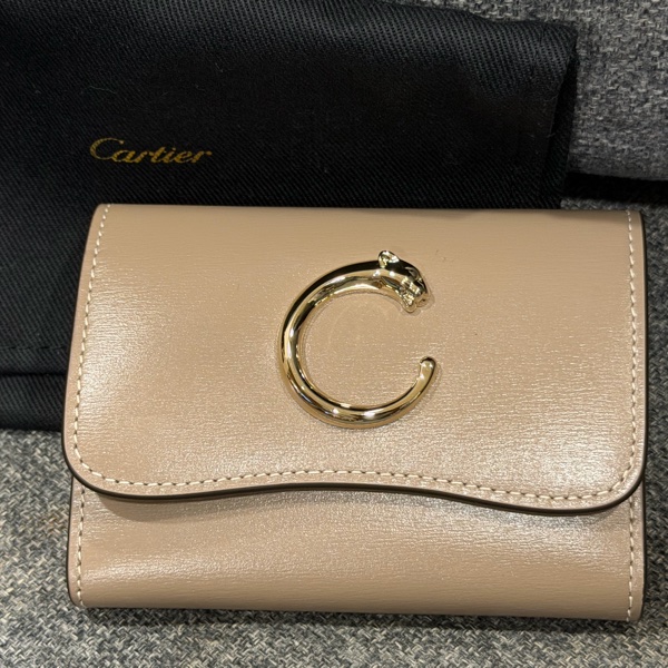 （全新剛離櫃）Cartier 迷你款皮夾，PANTHERE C DECARTIER美洲豹 原價21500-7