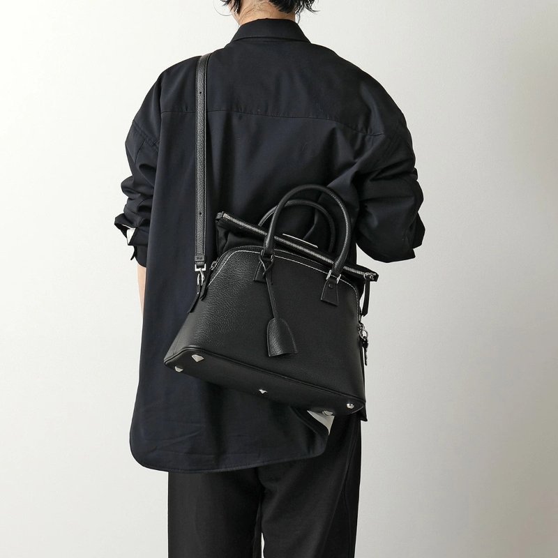 🎊佳節特賣🎁Maison Margiela 小款 5AC 小牛皮包 黑色-1