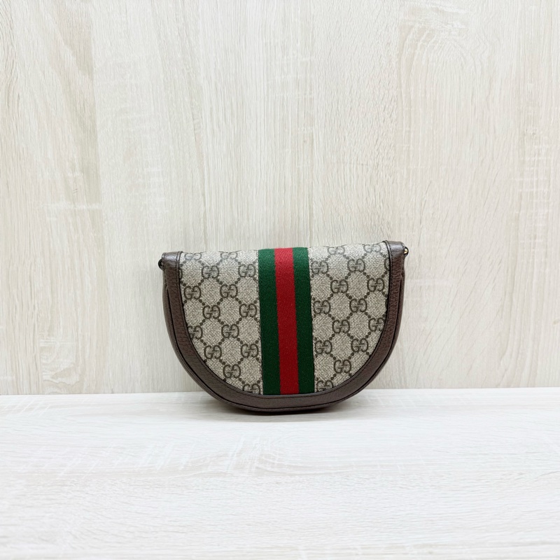 GUCCI老花Ophidia半月型小號斜背包757309-1