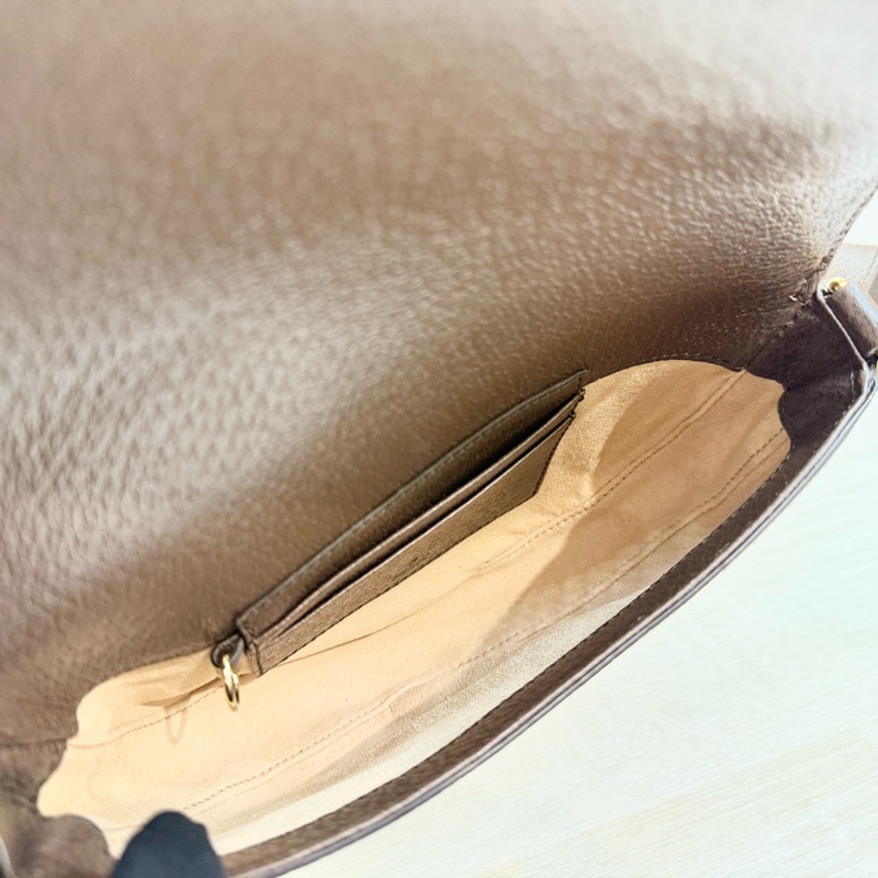 GUCCI老花Ophidia半月型小號斜背包757309-10