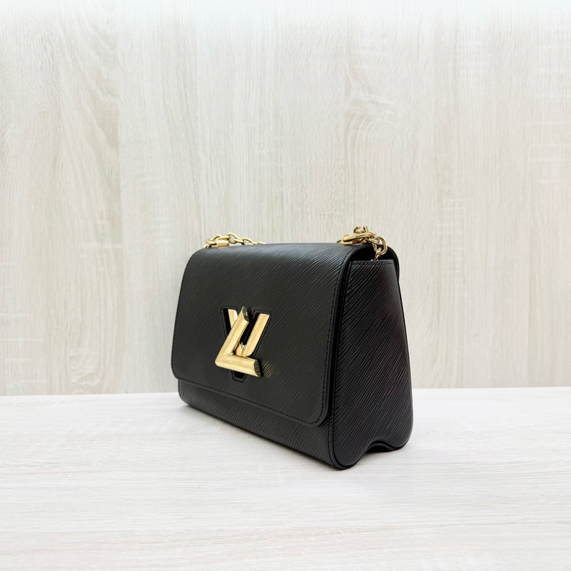 LV黑色EPI金釦TWIST MM肩背側背包/M21113-2
