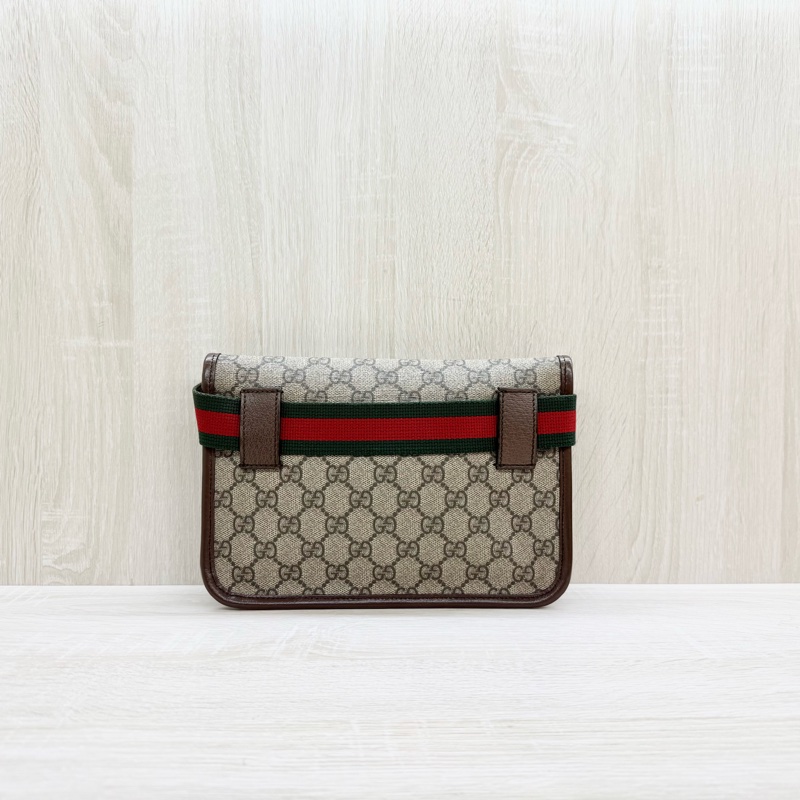 Gucci包包原花ophidia紅綠織帶迷你腰包-1