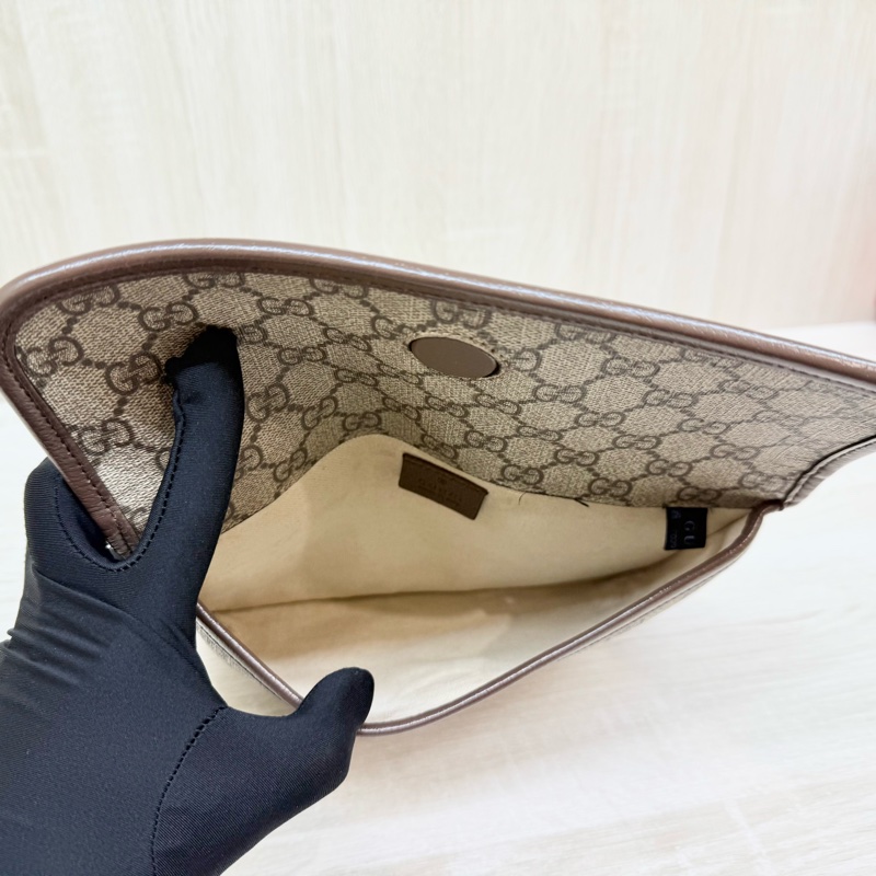 Gucci包包原花ophidia紅綠織帶迷你腰包-6