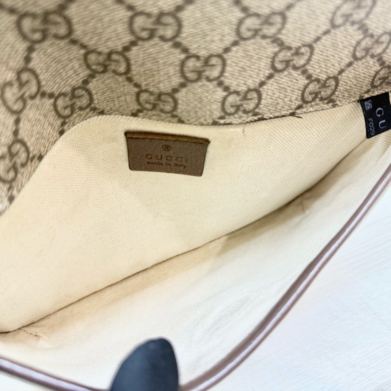 Gucci包包原花ophidia紅綠織帶迷你腰包-7