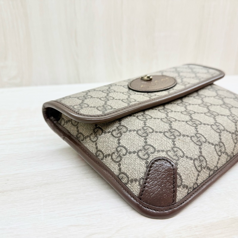 Gucci包包原花ophidia紅綠織帶迷你腰包-9