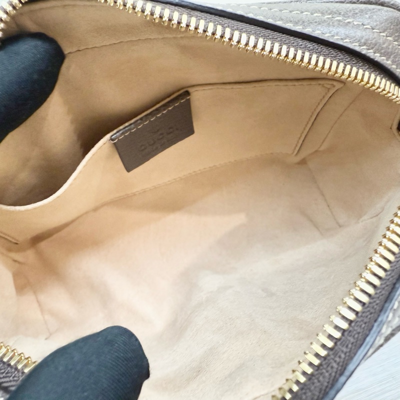 Gucci原花ophidia紅綠織帶迷你腰包-7