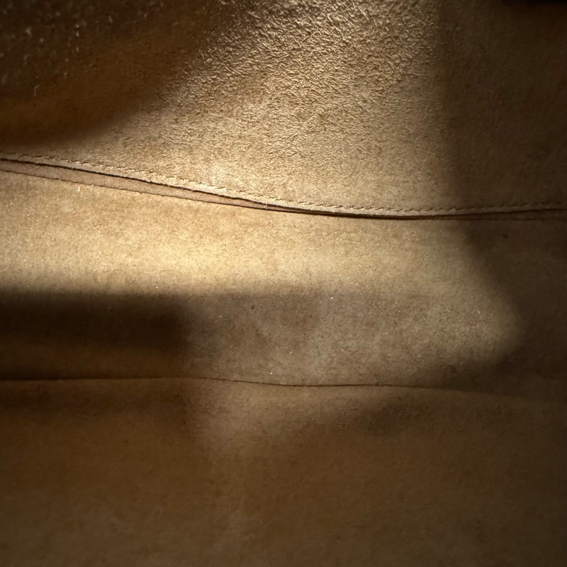 Celine Ava 中號焦糖色 月牙hobo，單肩包-9