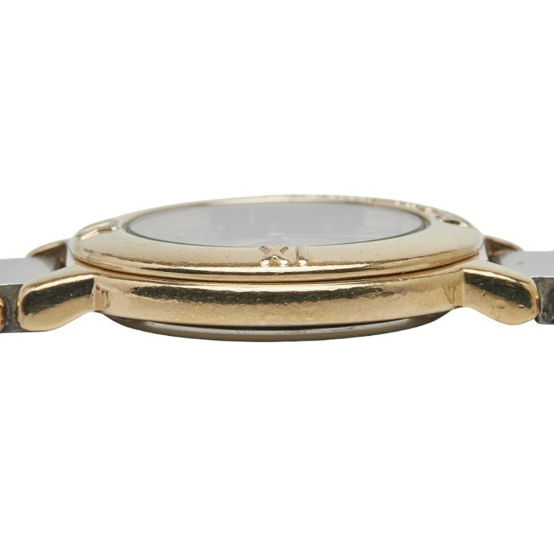 聖羅蘭女士石英腕錶，黑色錶盤，不鏽鋼鍍層-5