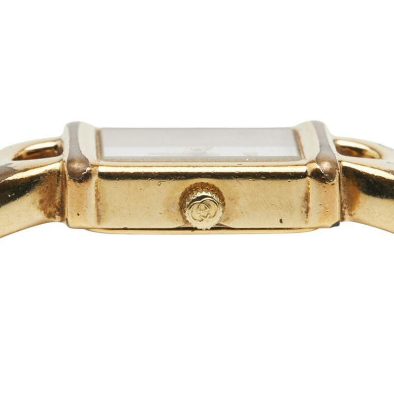 Gucci 1800L 石英腕錶，白色錶盤，不鏽鋼錶殼，女款-3