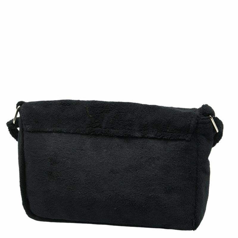 香奈兒 Coco Mark 復古斜背單肩包，黑白配色，附絨面，女款-1