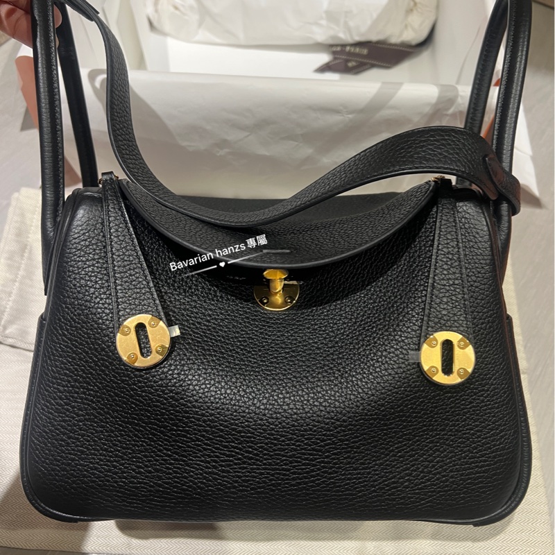 Hermès  Lindy 26黑金牛-3