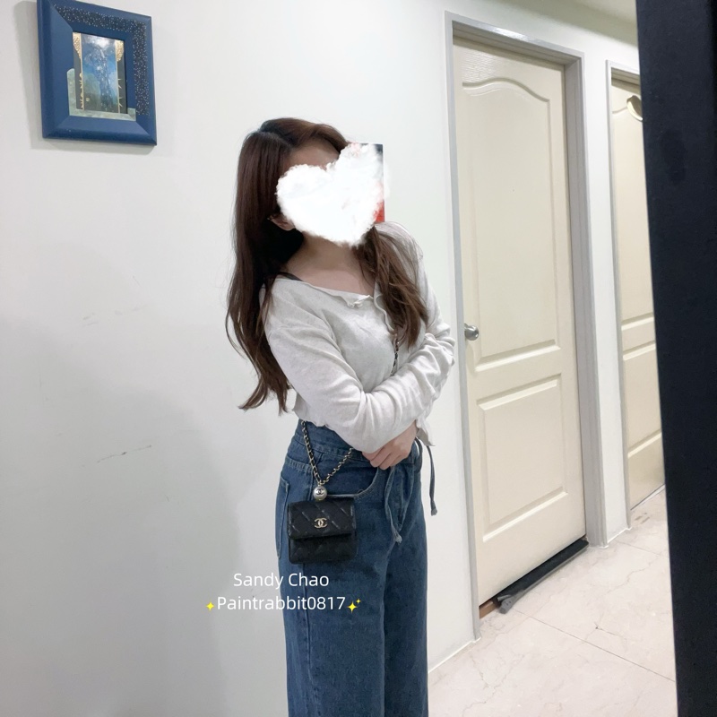 ෆ Chanel珍珠鏈條小廢包♡零錢包-2