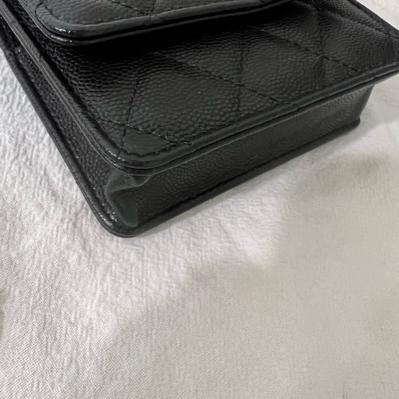 ෆ Chanel珍珠鏈條小廢包♡零錢包-12