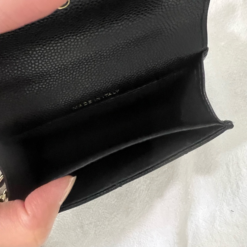 ෆ Chanel珍珠鏈條小廢包♡零錢包-16