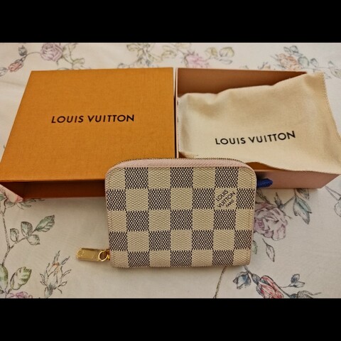 Louis Vuitton 乳白色棋盤格帆布