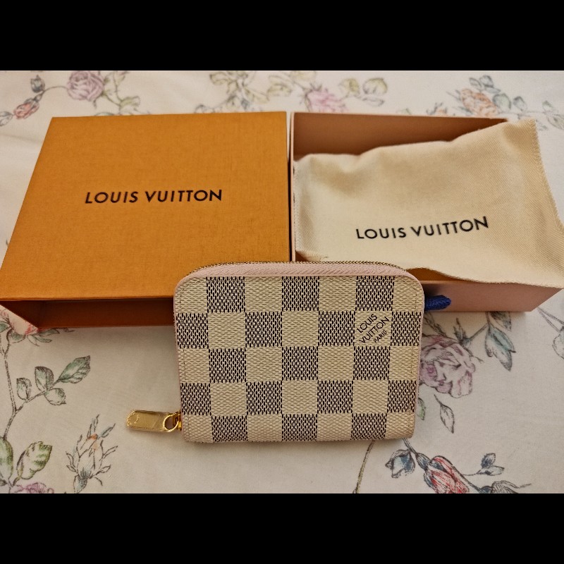 Louis Vuitton 乳白色棋盤格帆布-5