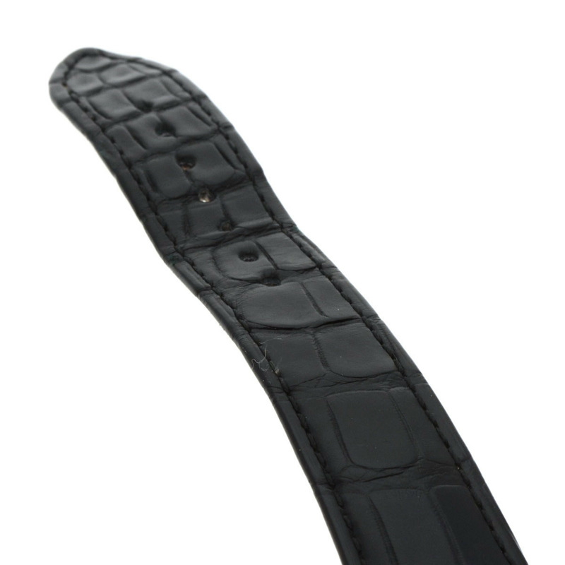 卡地亞 WSTA0072 Must Tank LM 男士腕錶，精鋼鱷魚皮錶帶-10