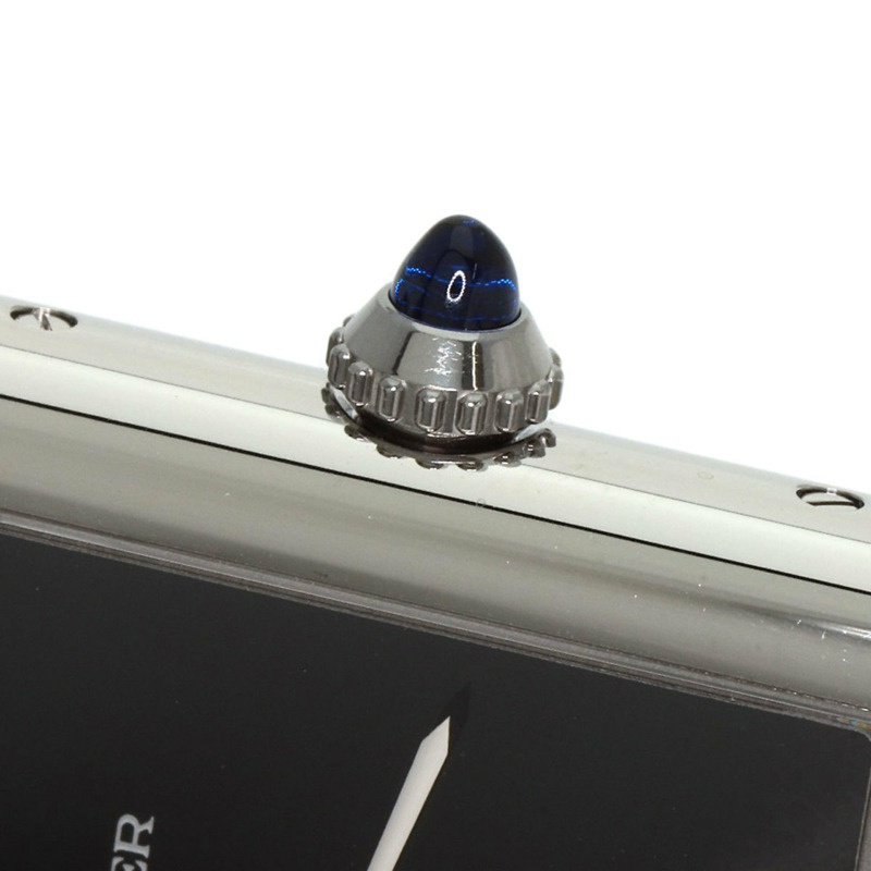 卡地亞 WSTA0072 Must Tank LM 男士腕錶，精鋼鱷魚皮錶帶-14