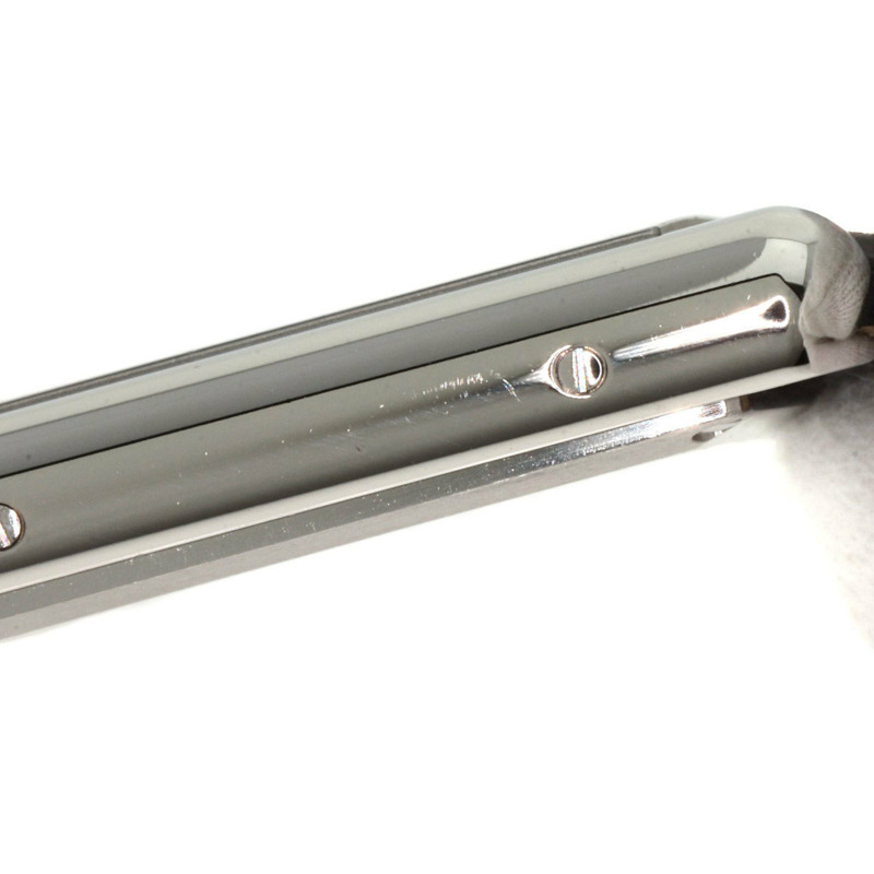 卡地亞 WSTA0072 Must Tank LM 男士腕錶，精鋼鱷魚皮錶帶-16