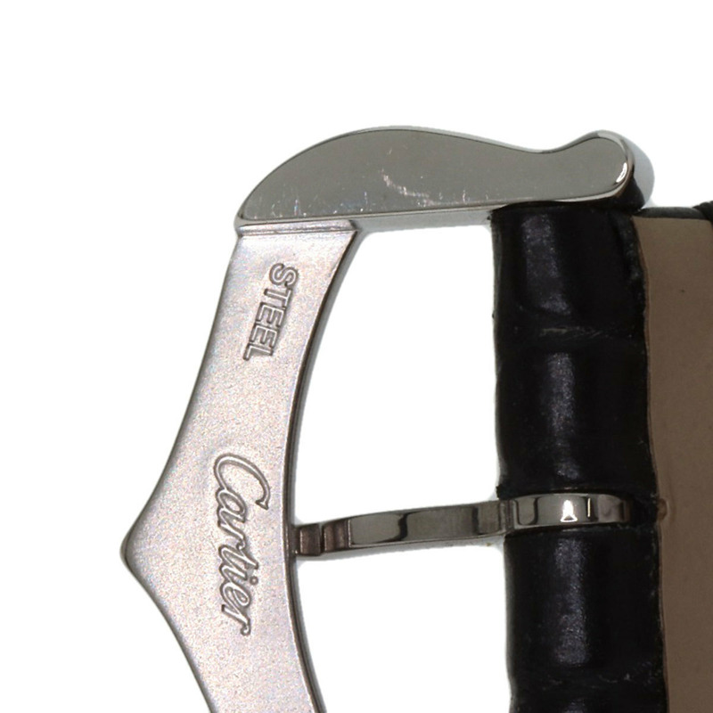 卡地亞 WSTA0072 Must Tank LM 男士腕錶，精鋼鱷魚皮錶帶-22