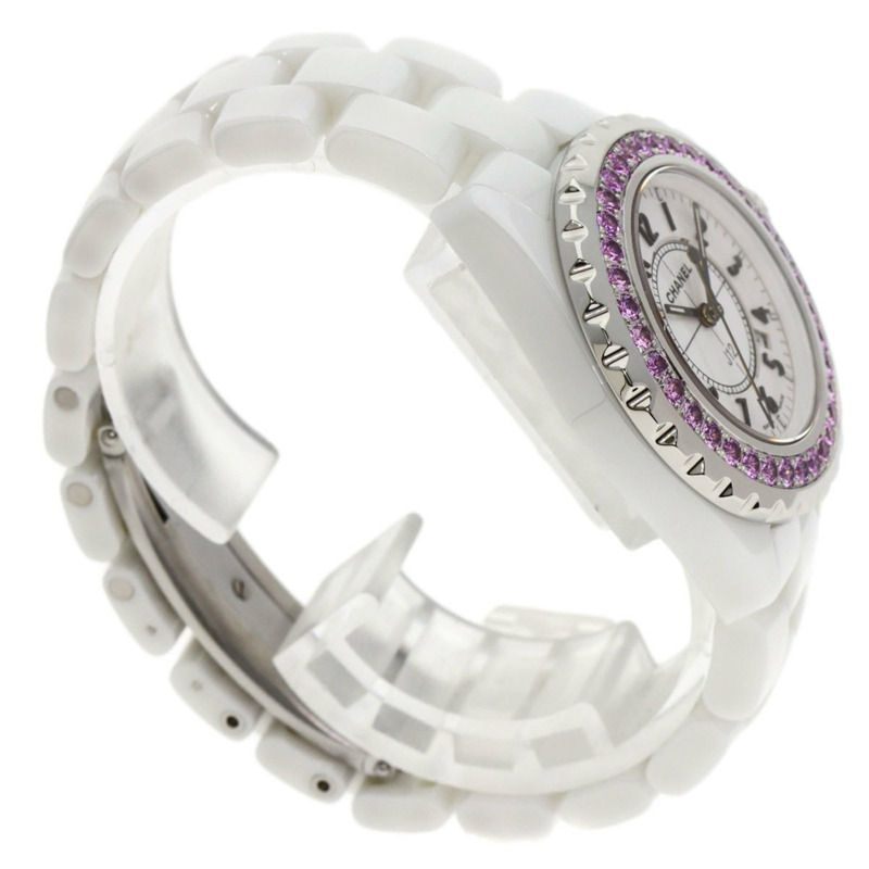 香奈兒 H1181 J12 33毫米粉紅色藍寶石腕錶,陶瓷/陶瓷/粉紅色藍寶石,女士款-1