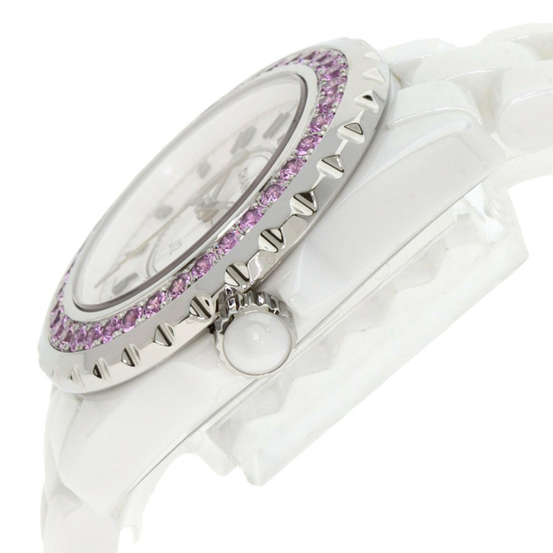 香奈兒 H1181 J12 33毫米粉紅色藍寶石腕錶,陶瓷/陶瓷/粉紅色藍寶石,女士款-4