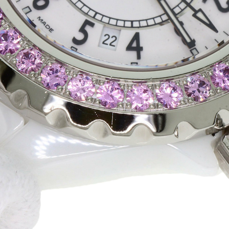 香奈兒 H1181 J12 33毫米粉紅色藍寶石腕錶,陶瓷/陶瓷/粉紅色藍寶石,女士款-9