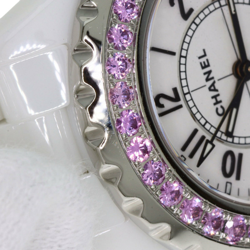 香奈兒 H1181 J12 33毫米粉紅色藍寶石腕錶,陶瓷/陶瓷/粉紅色藍寶石,女士款-10