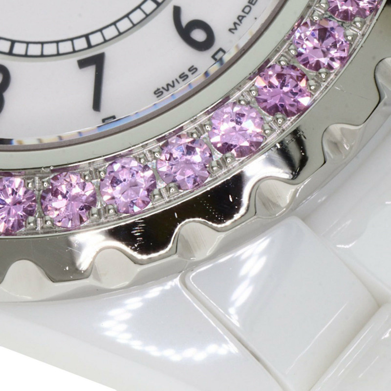 香奈兒 H1181 J12 33毫米粉紅色藍寶石腕錶,陶瓷/陶瓷/粉紅色藍寶石,女士款-13