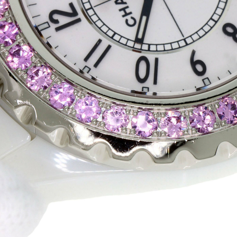 香奈兒 H1181 J12 33毫米粉紅色藍寶石腕錶,陶瓷/陶瓷/粉紅色藍寶石,女士款-14