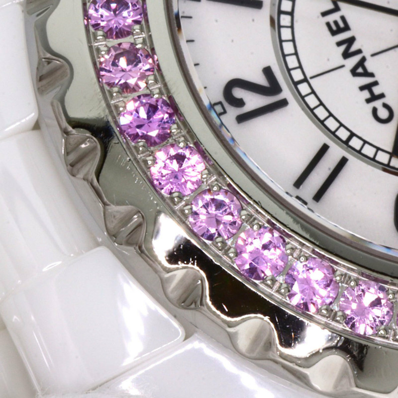 香奈兒 H1181 J12 33毫米粉紅色藍寶石腕錶,陶瓷/陶瓷/粉紅色藍寶石,女士款-15