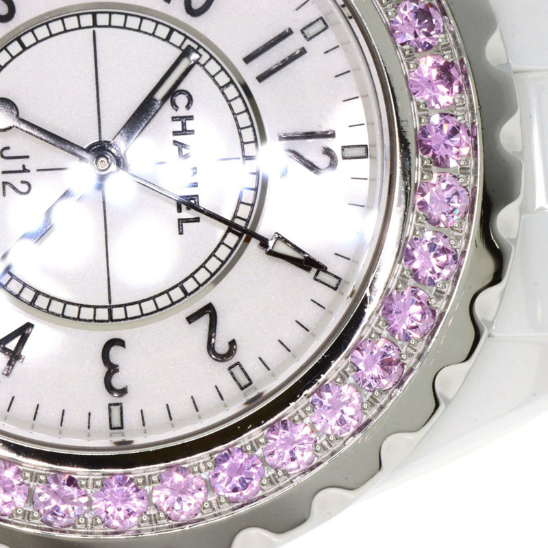 香奈兒 H1181 J12 33毫米粉紅色藍寶石腕錶,陶瓷/陶瓷/粉紅色藍寶石,女士款-20