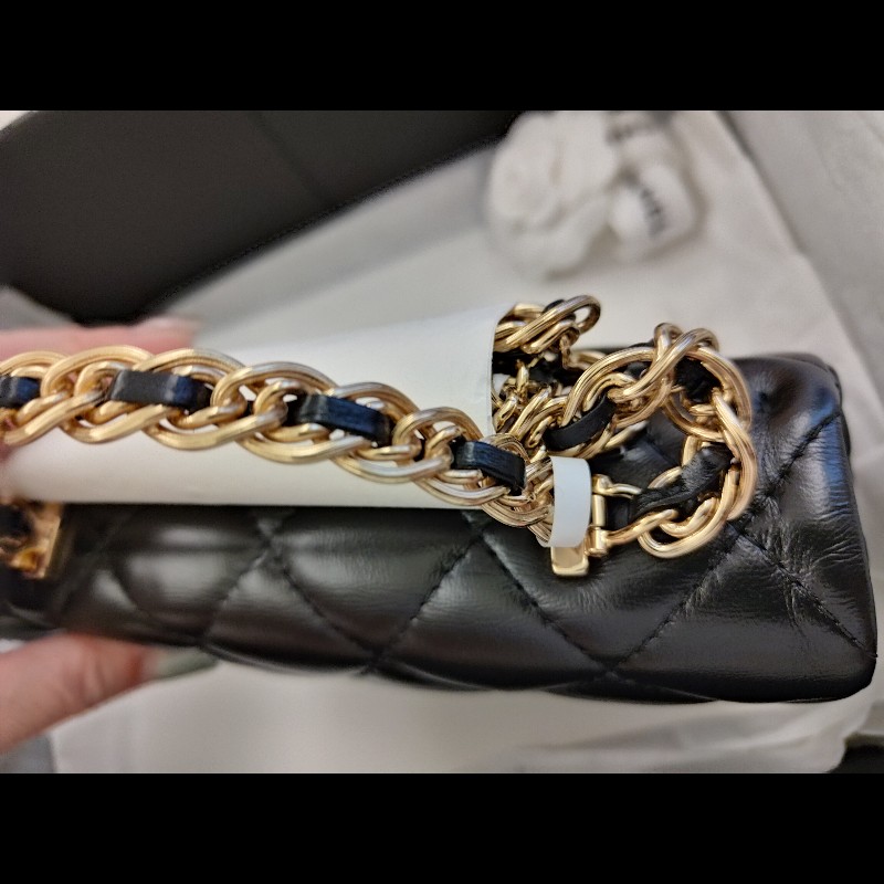 香奈兒手提斜背口蓋包-15