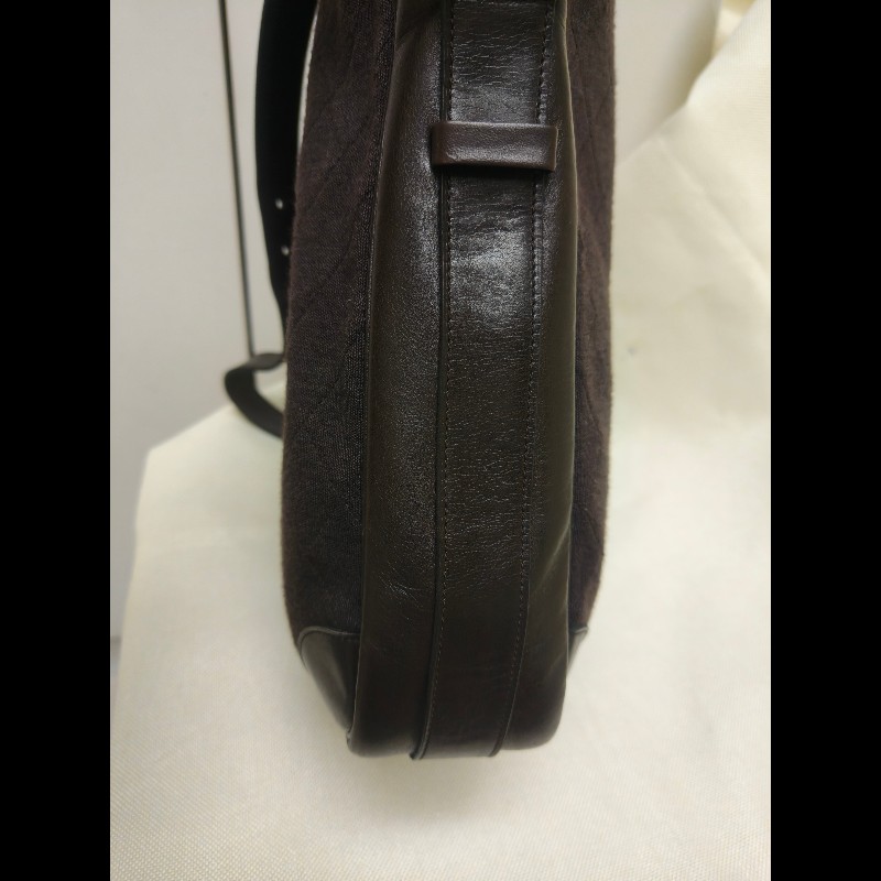 ㊣✨CHANEL✨香奈兒 小香 老香 咖啡色 拼接 異材質  Vintage 相機包 腋下包/二手包/二手精品🌳二手樹屋🌳-19