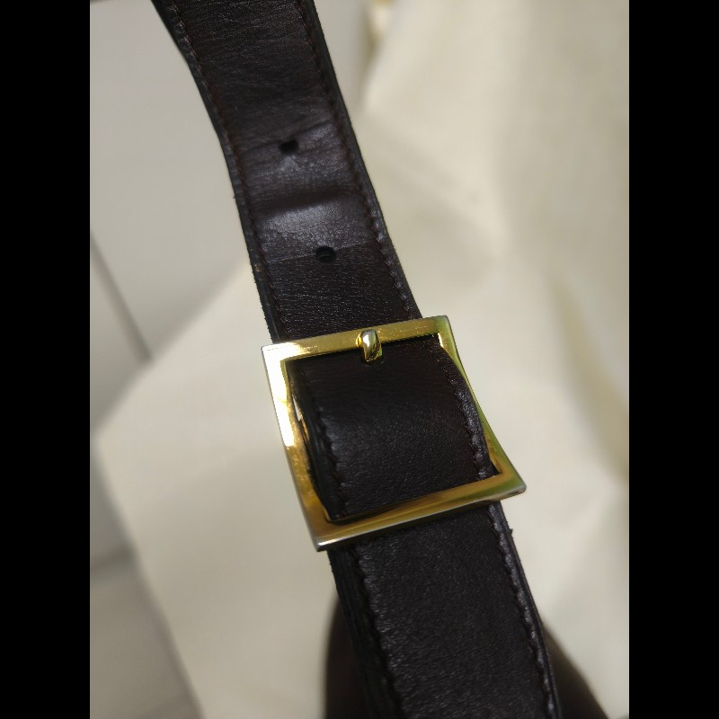 ㊣✨CHANEL✨香奈兒 小香 老香 咖啡色 拼接 異材質  Vintage 相機包 腋下包/二手包/二手精品🌳二手樹屋🌳-22