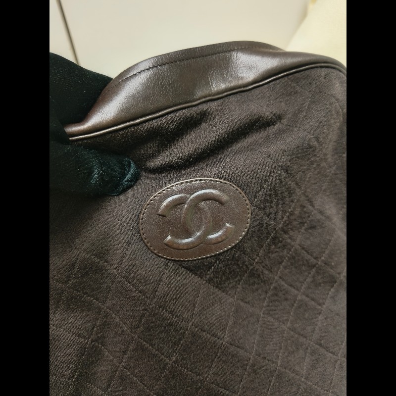 ㊣✨CHANEL✨香奈兒 小香 老香 咖啡色 拼接 異材質  Vintage 相機包 腋下包/二手包/二手精品🌳二手樹屋🌳-27