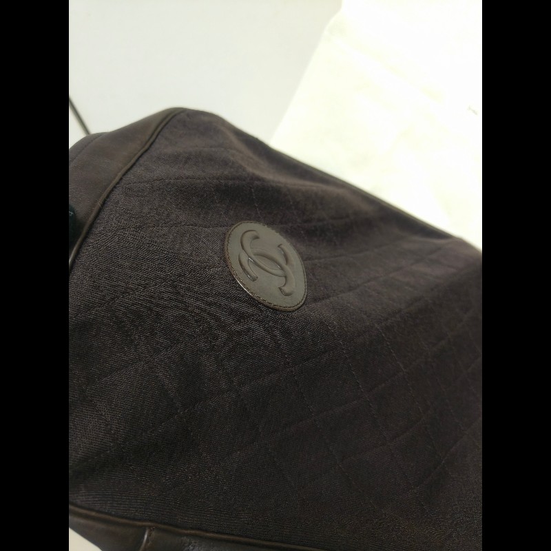 ㊣✨CHANEL✨香奈兒 小香 老香 咖啡色 拼接 異材質  Vintage 相機包 腋下包/二手包/二手精品🌳二手樹屋🌳-28