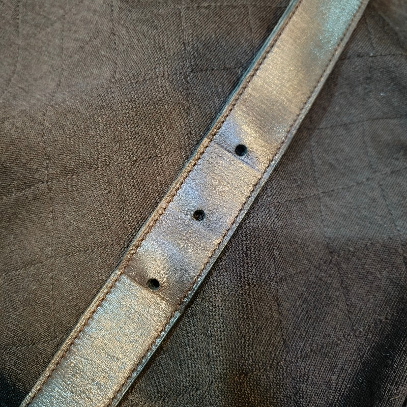 ㊣✨CHANEL✨香奈兒 小香 老香 可可色 咖啡色 拼接 異材質 Vintage 相機包 腋下包/二手包/二手精品🌳二手樹屋🌳-27