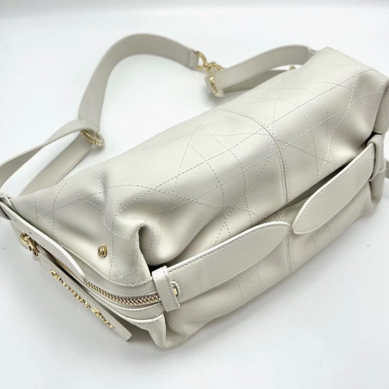 DIOR 新款白金D-Journey飯盒肩背包 25*15*14 98新配件盒子塵袋購證-2