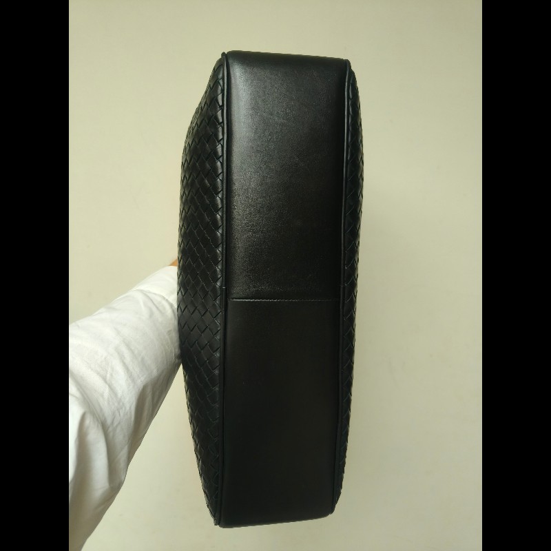 ㊣✨Bottega Veneta ✨寶緹嘉 BV 黑色 羊皮 編織 通勤 手提包 公事包 文件包 筆電包 保齡球包/二手包/二手精品/保證正品🌳二手樹屋🌳-5